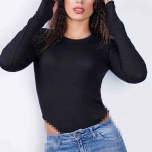 بادی آستین فینگری یقه گرد