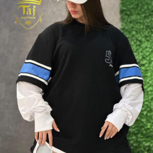 بلوز لش پنبه ی رو آستین فینگر دار