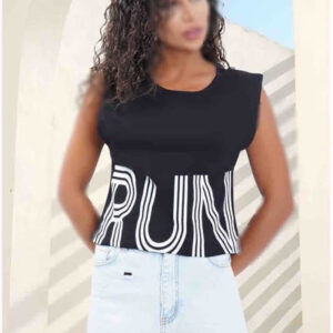 تاپ حلقه باز کیمونو RUN