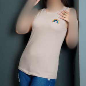 تاپ گلدوزی رنگین کمان