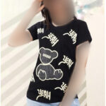 تی شرت نیم آستین خرس نگینی