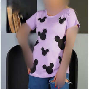 تی شرت نیم آستین میکی نگینی