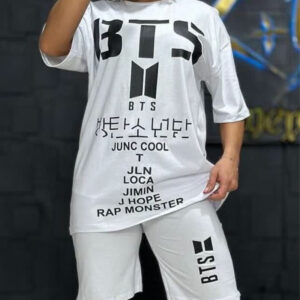 ست لانگ و شلوارک BTS