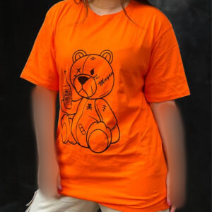 لانگ نیم آستین چاپ خرس شکمو