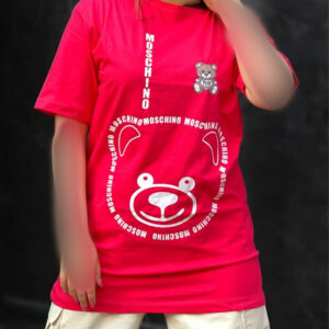 لانگ نیم آستین چاپ موچینو