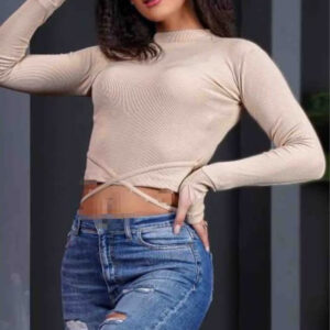 نیم تنه آستین فینگری بند دار