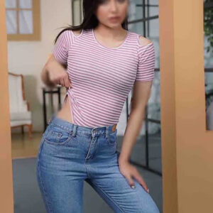 بادی آستین کوتاه سرشانه خالی