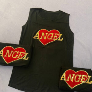 تاپ حلقه ای بلند طرح ANGEL