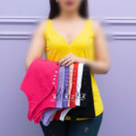 تاپ رنگی 4 دکمه دار