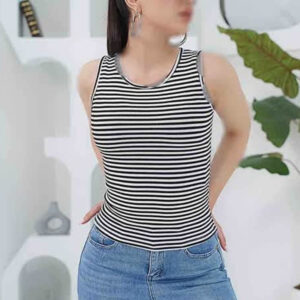 تاپ رکابی یقه گرد