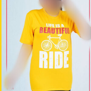 تی شرت آستین 3 ربع چاپ دوچرخه