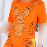 تی شرت نیم آستین رنگی خرس