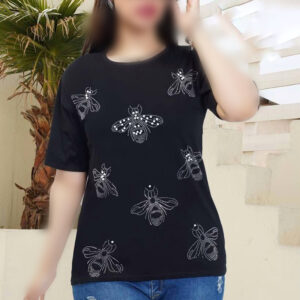 تی شرت نیم آستین سنجاقک