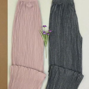 شلوار پلیسه کمرکش راحتی