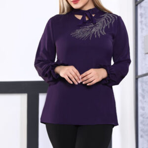 شومیز نگین دار