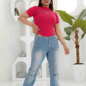 بادی نیم آستین 2 زیپ