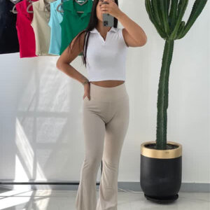 کراپ یقه دار حلقه ای