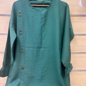 بلوز مجلسی دکمه نما آستین بلند