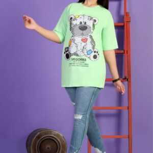 تیشرت لانگ سگ نشسته