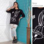 تی شرت لانگ لش خرگوش