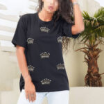 تیشرت تاج نگین دار