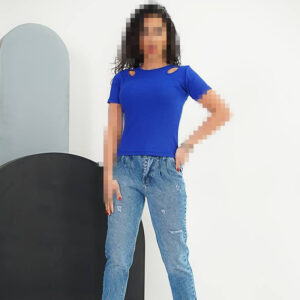 تیشرت دو طرف اشکی