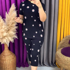 تیشرت شلوارک بابونه