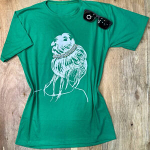 تیشرت فانتزی تاج نگین کاری شده