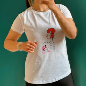 تیشرت پنبه خرس نردبان