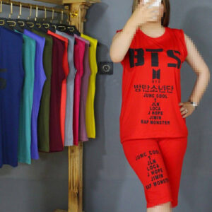 ست تاپ و شلوارک BTS