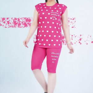 ست تاپ و شلوارک قلب