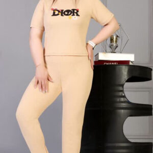 ست کراپ و شلوار گلدوزی DIOR