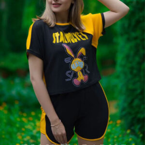 ست کراپ و شورتک خرگوش