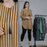 تونیک مانتویی منگوله دار