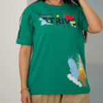 تی شرت طرح آبرنگی STRIVE