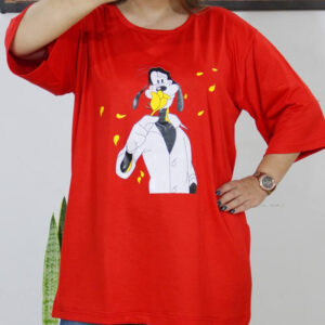 تی شرت لانگ آستین 3 ربع چاپ زول