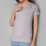 تیشرت مشکی بالا گلدوزی