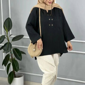 مانتو جلو جیب مدل دیانا