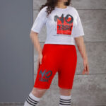 کراپ شورتک NO