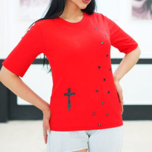 تیشرت جلو پرچی صلیب