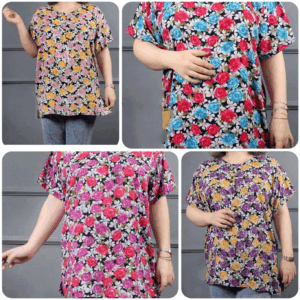 تیشرت نخی قواره دار