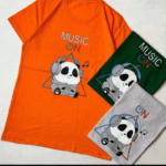 تیشرت پنبه پاندا موزیک