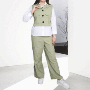 ست 3 تیکه شومیز شلوار و جلیقه