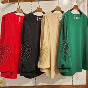 شومیز الیزه آستین برگی معروف