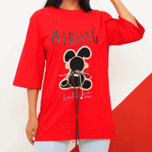 تیشرت سوپر لانگ چاپ STRONG