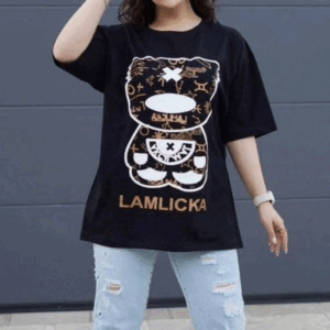 تیشرت لانگ خرس طلایی