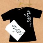 تیشرت لانگ لش پروانه کوچک