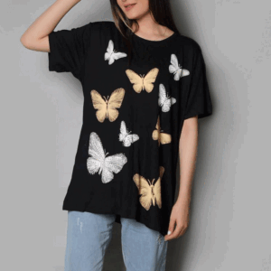 تیشرت قواره دار پروانه