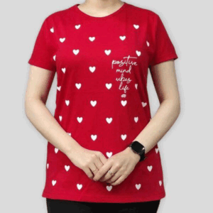 تیشرت نیم آستین قلب