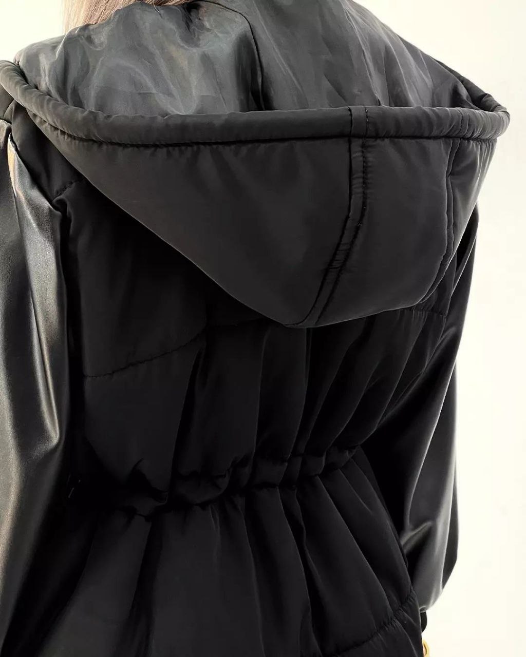 کاپشن آستین چرم (پک 2 عددی)